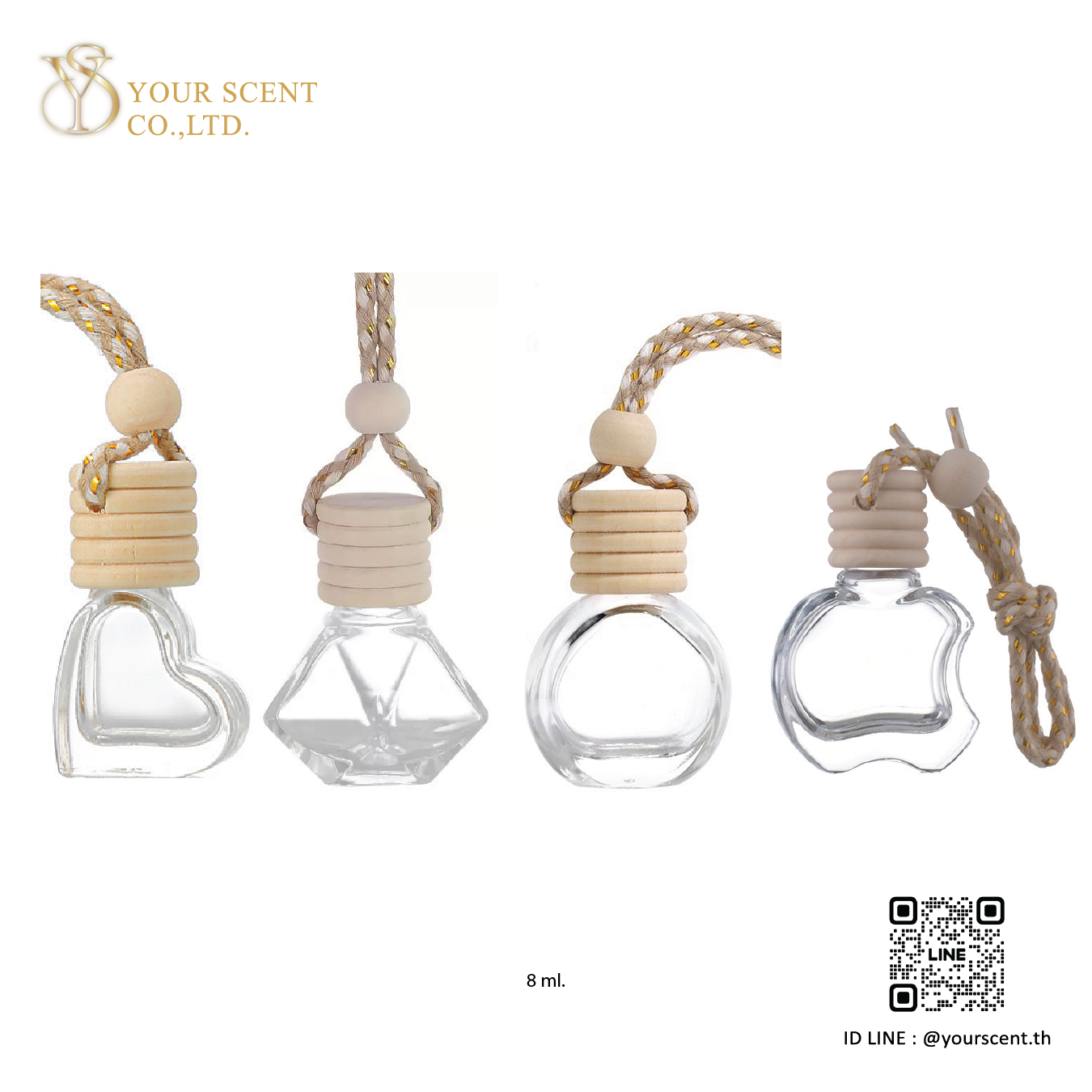 ขวดน้ำหอมในรถ Model 011