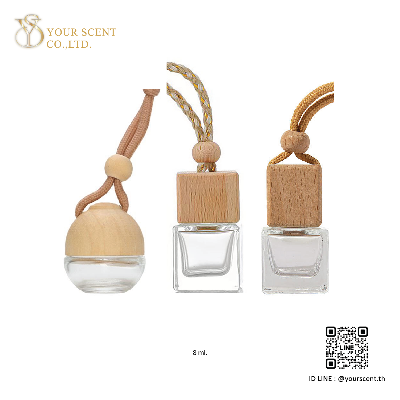 ขวดน้ำหอมในรถ Model 016