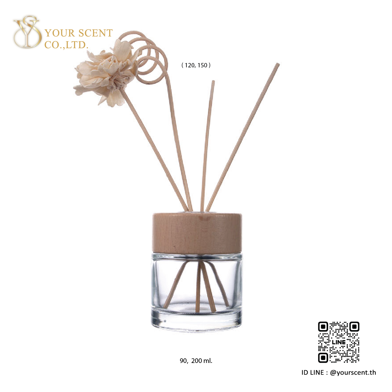Diffusers ก้านไม้หอม Model 041